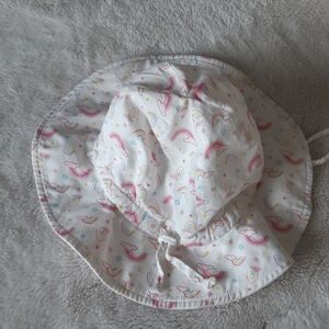 Charming Kids Rainbow Pattern Sun Hat